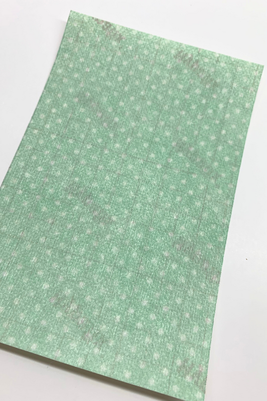 Polka Dot Green Tubie Tape