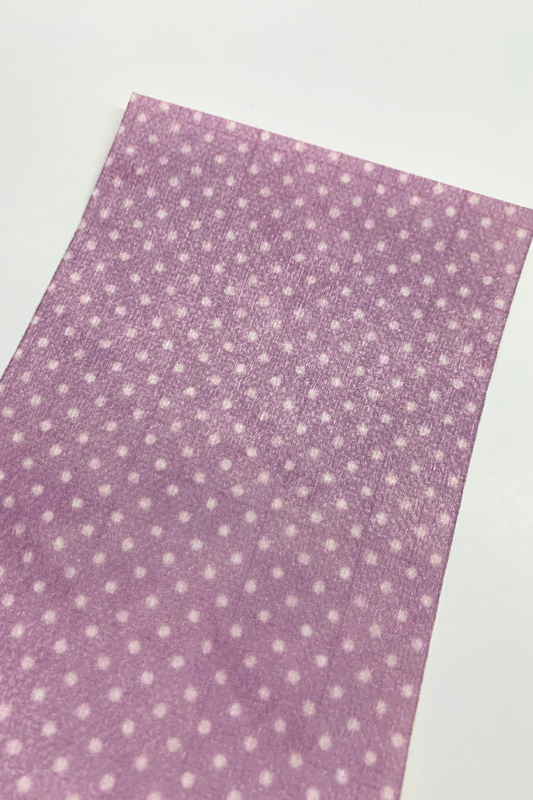 Polka Dot Purple Tubie Tape