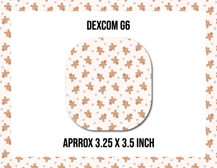 Retro Gingerbread CGM Decorative Over Patch (No Hole)
