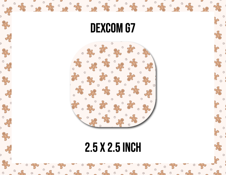 Retro Gingerbread CGM Decorative Over Patch (No Hole)