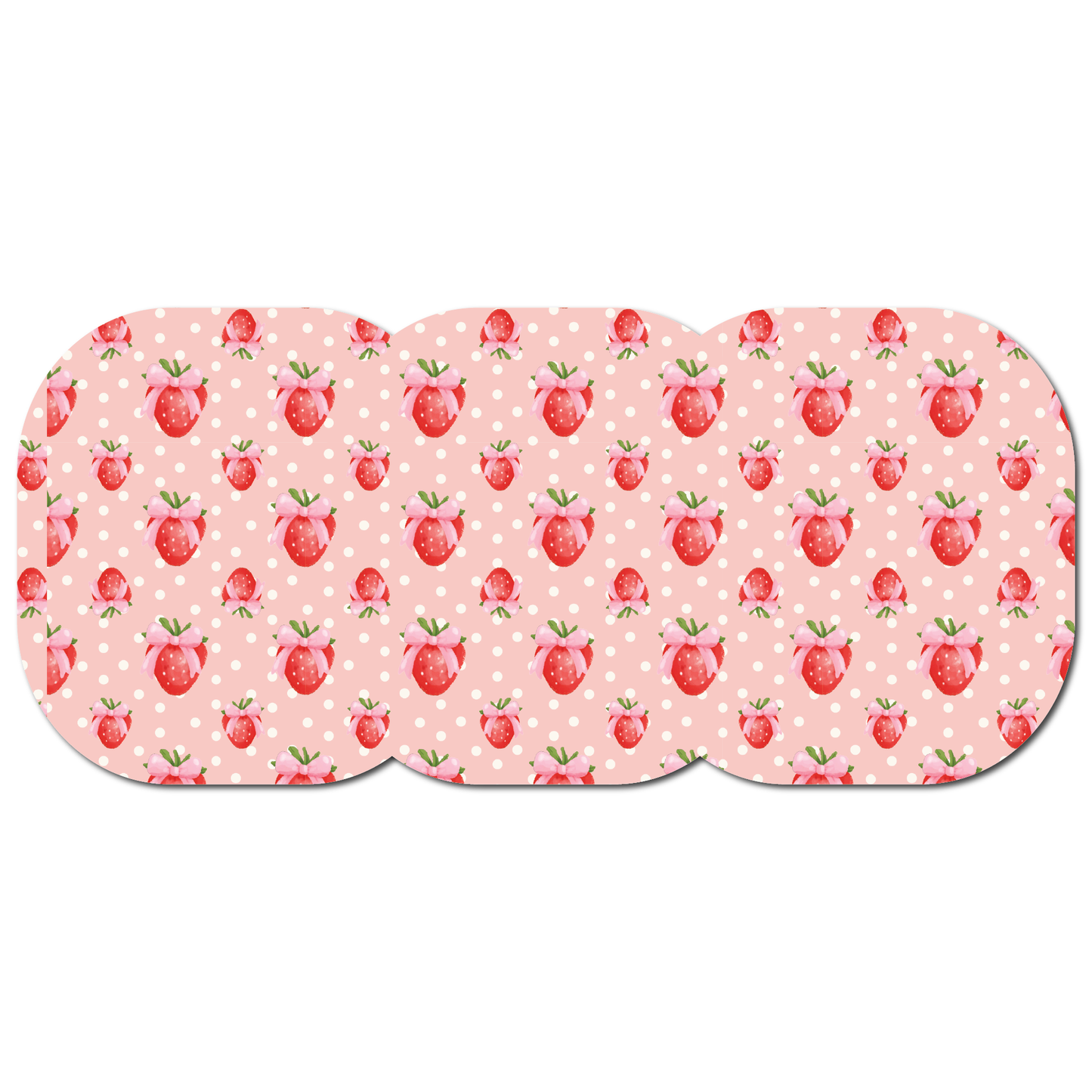 Strawberry Coquette Berries 3 Pack CGM Patches