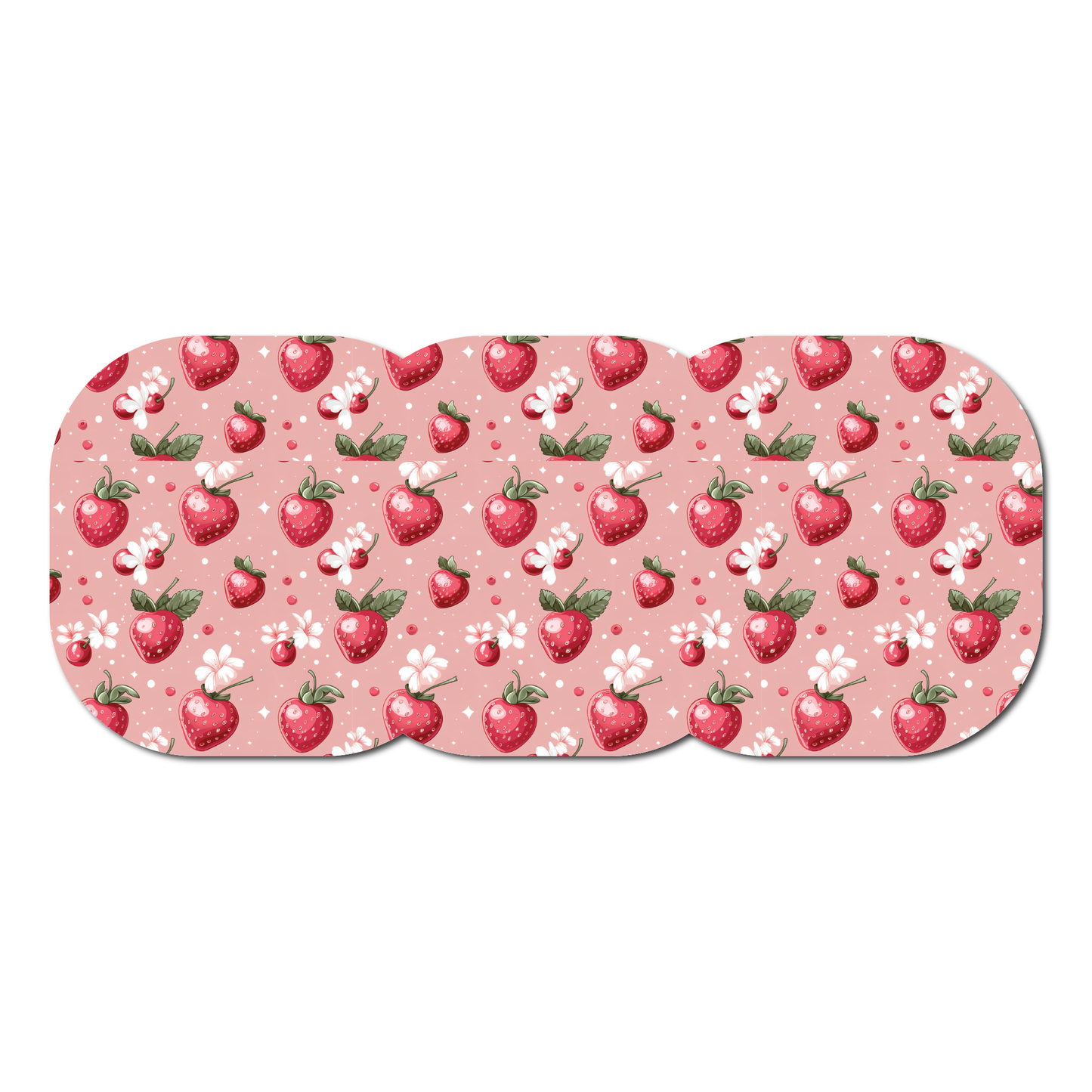 Strawberry Coquette Bloom 3 Pack CGM Patches