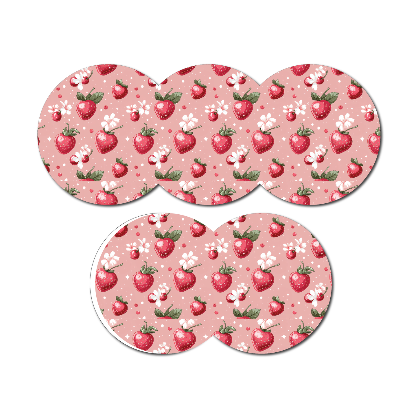 Strawberry Coquette Bloom 5 Pack CGM Patches