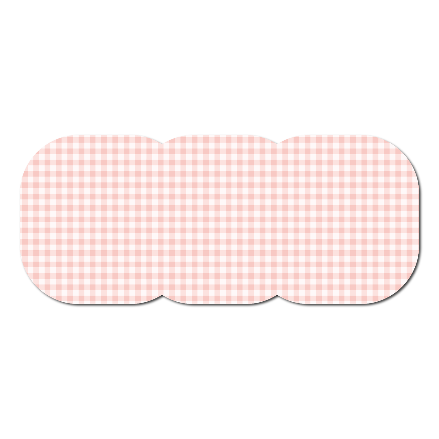 Strawberry Coquette Light Gingham 3 Pack CGM Patches