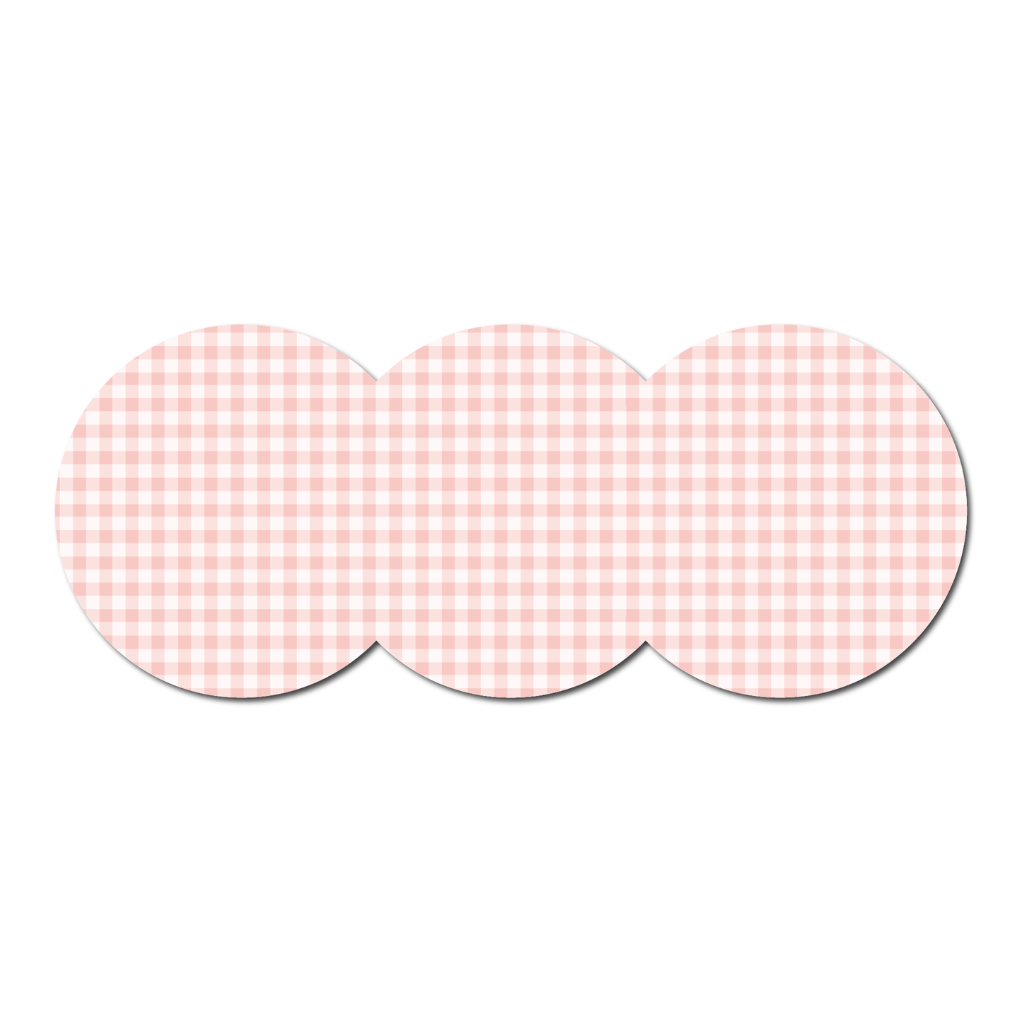 Strawberry Coquette Light Gingham 3 Pack CGM Patches