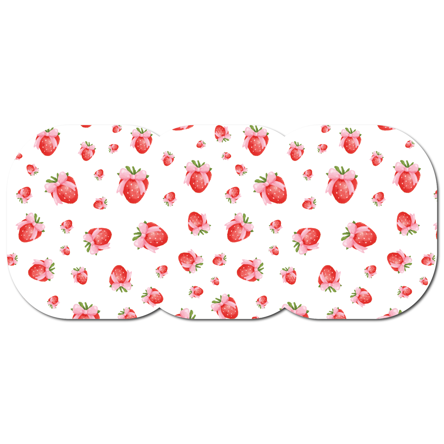 Strawberry Coquette Tossed Berries 3 Pack CGM Patches