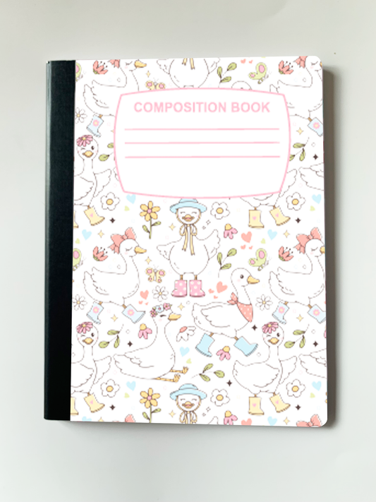 Personalized Composition Notebook - Silly Goose