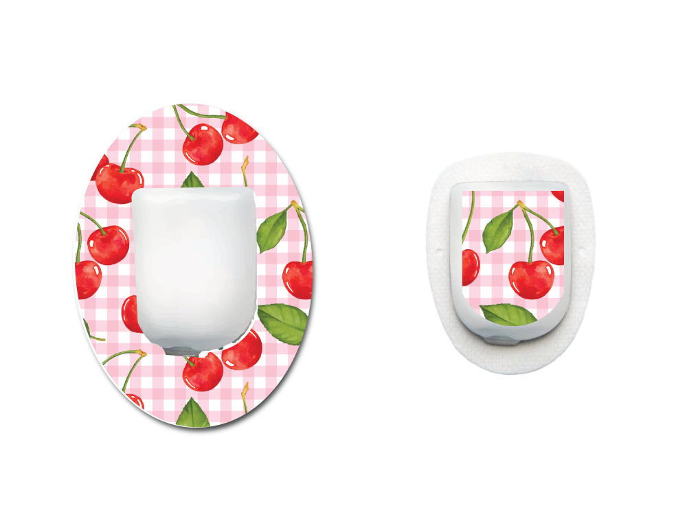 Cherries Coquette Plaid CGM Set