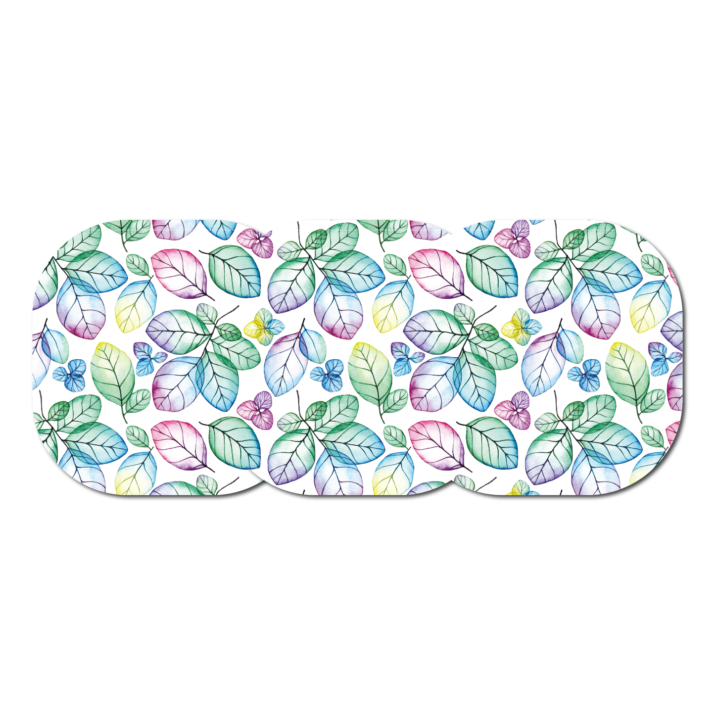 Hydrangea and Leaves 3 Pack CGM Patches