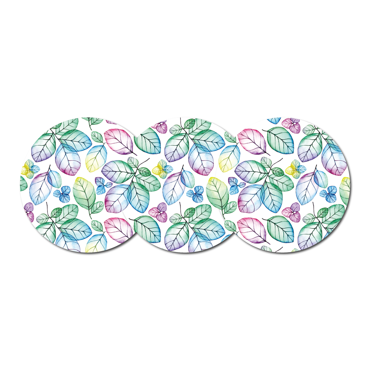 Hydrangea and Leaves 3 Pack CGM Patches