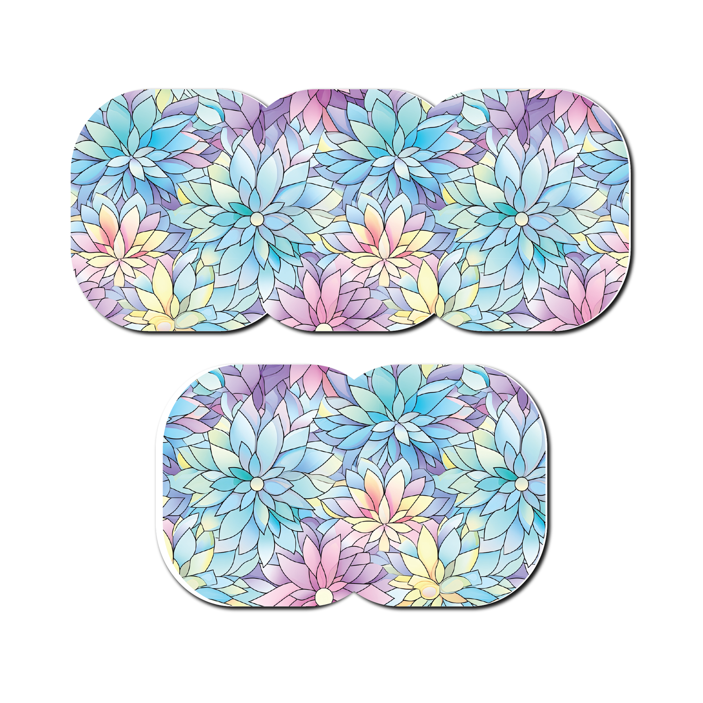 Stained Glass 5 Pack CGM Patches