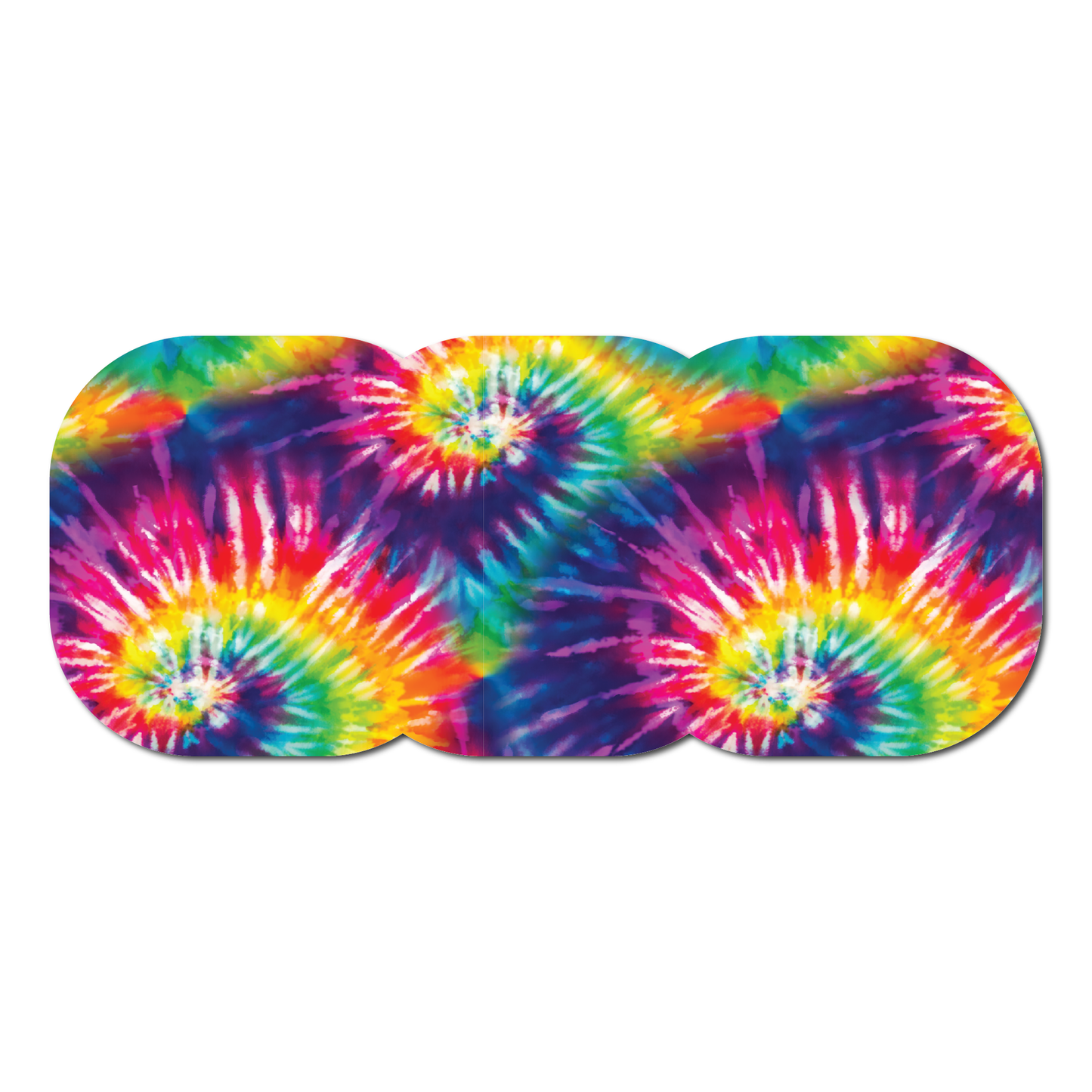Retro Tie Dye 3 Pack CGM Patches