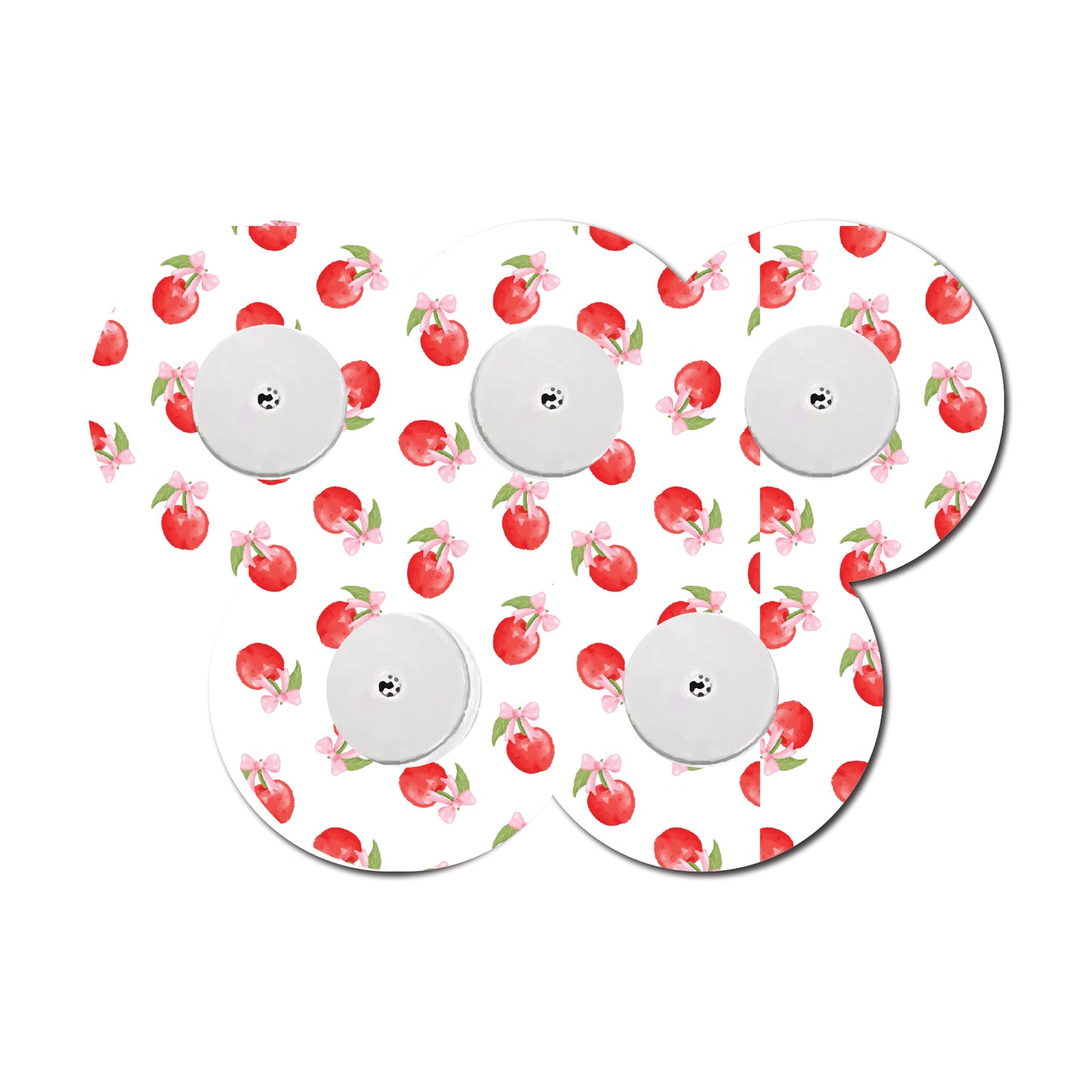 Cherry Coquette Tossed 5 Pack CGM Patches