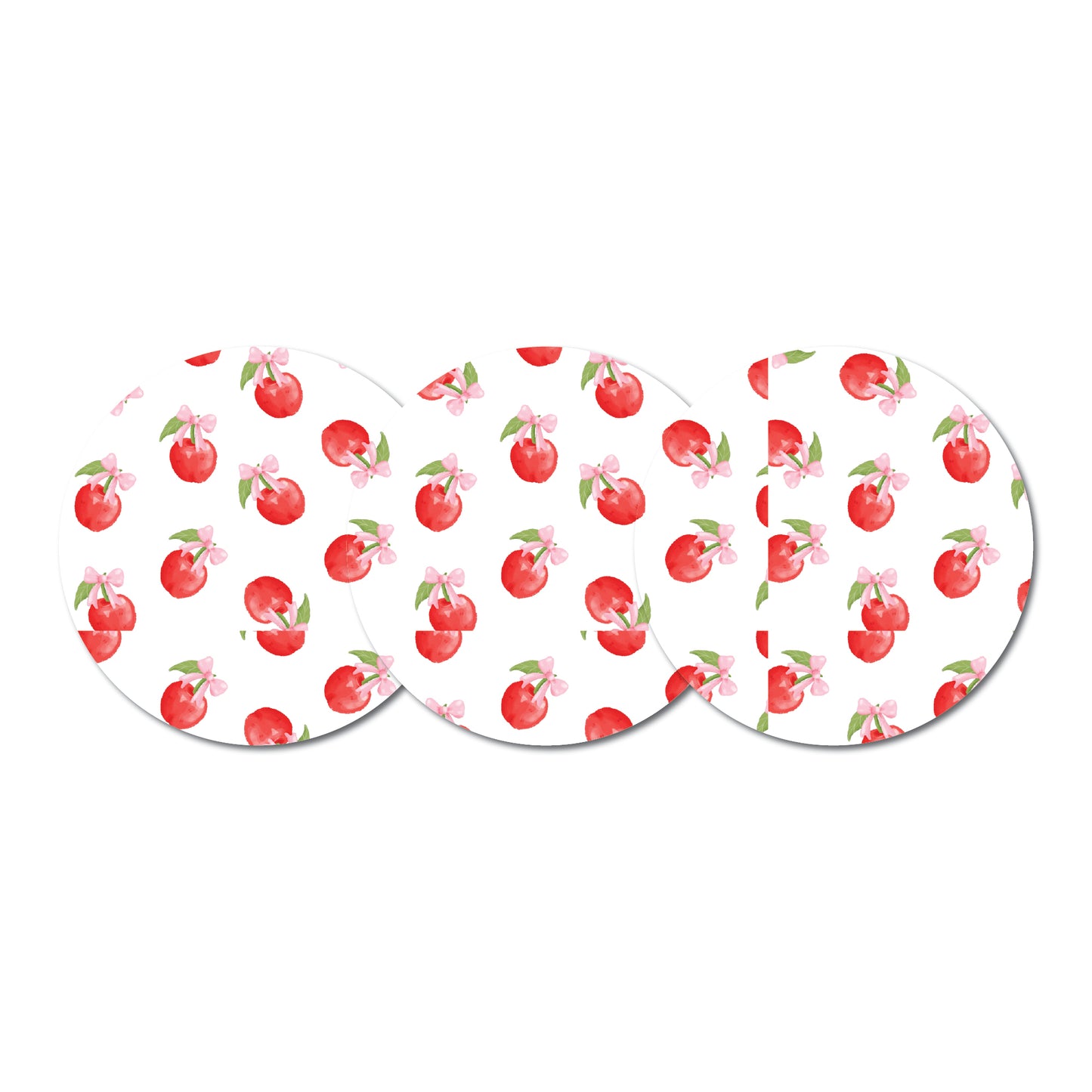 Cherry Coquette Tossed 3 Pack CGM Patches