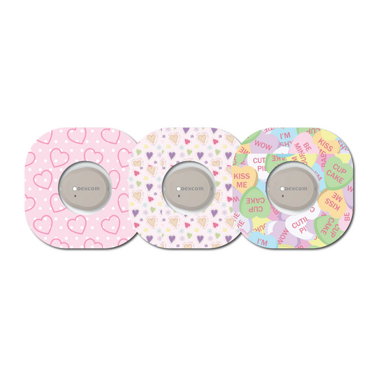 Hearts Collection Dexcom G7 Set of 3