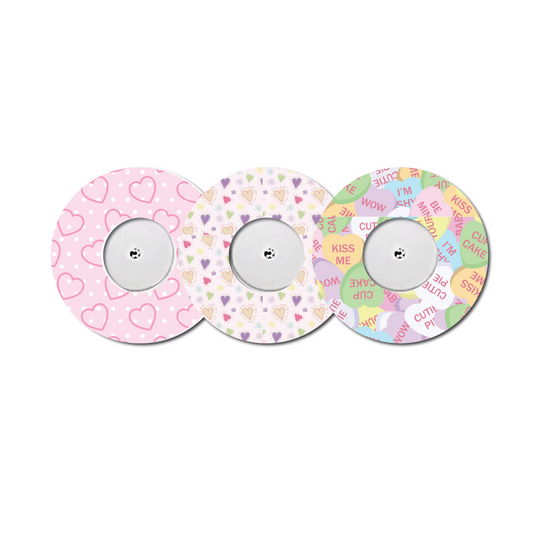 Hearts Collection Freestyle Libre 2 Set of 3