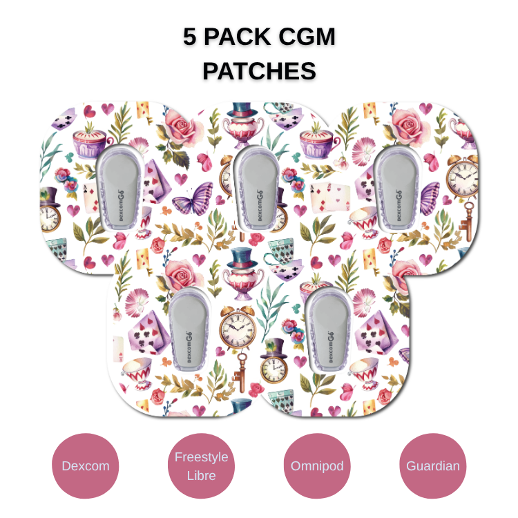 Wonderland 5 Pack CGM Patches