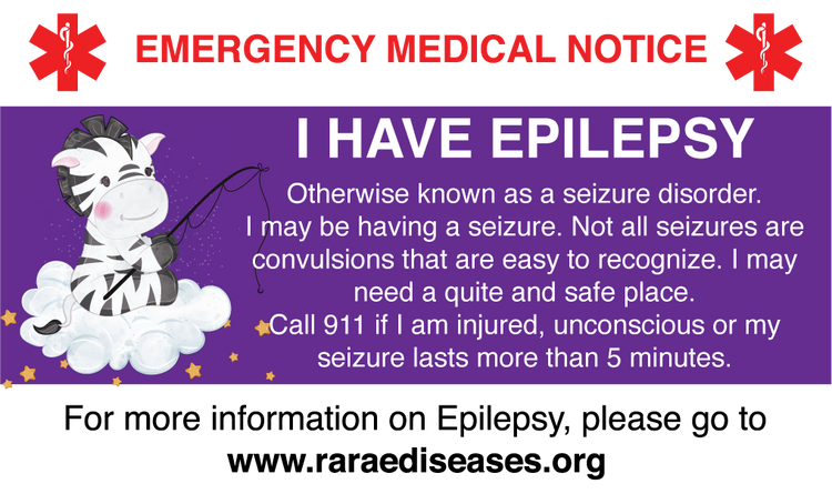 Custom Personalized Emergency Medic Alert Cards