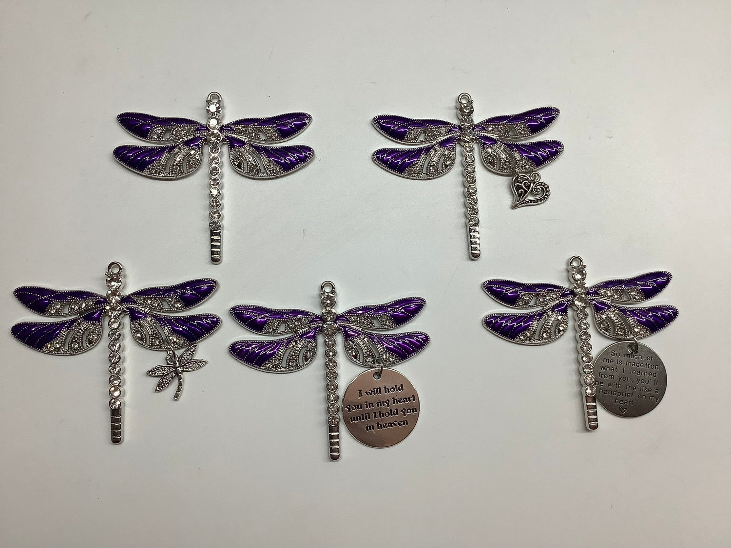 Purple Dragonfly Keepsake Pendant Collection