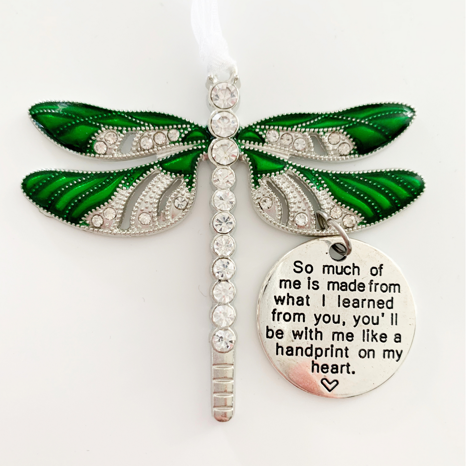 Green Dragonfly Keepsake Pendant Collection