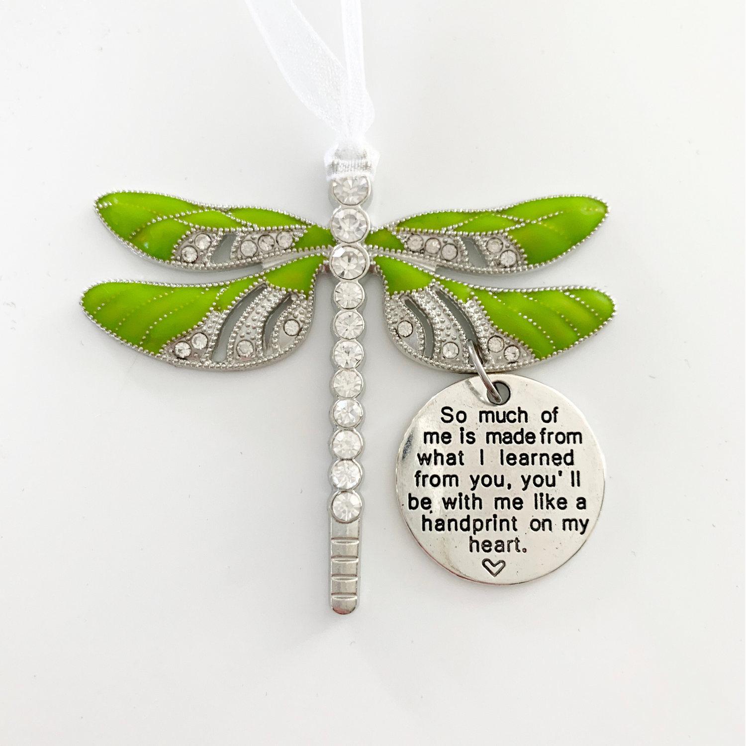 Lime Dragonfly Keepsake Pendant Collection