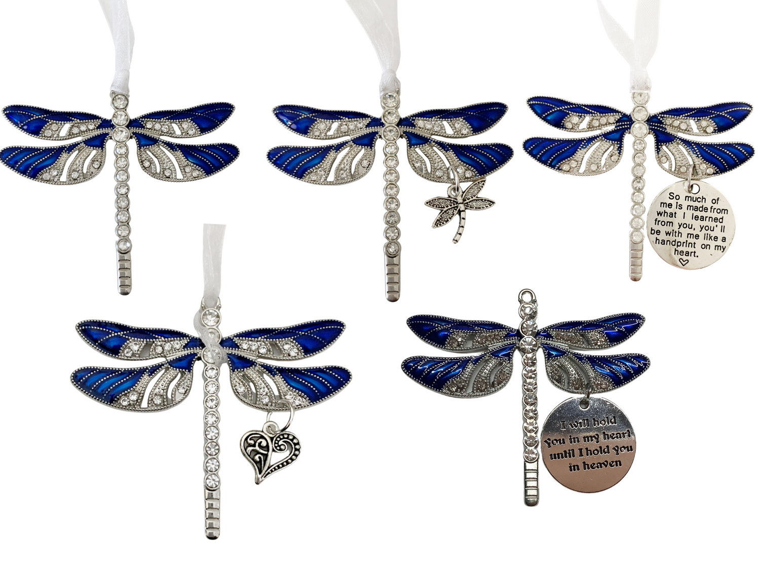 Blue Dragonfly Keepsake Pendant Collection