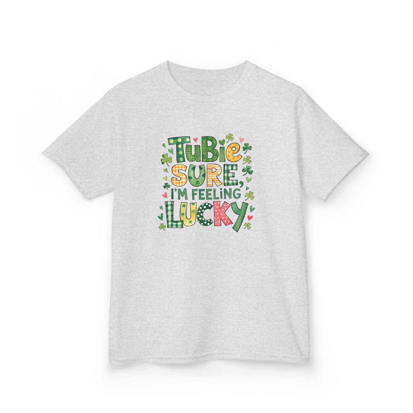 Tubie Sure  I'm Feeling Lucky St. Patrick's Day Shirt-Kids Tee