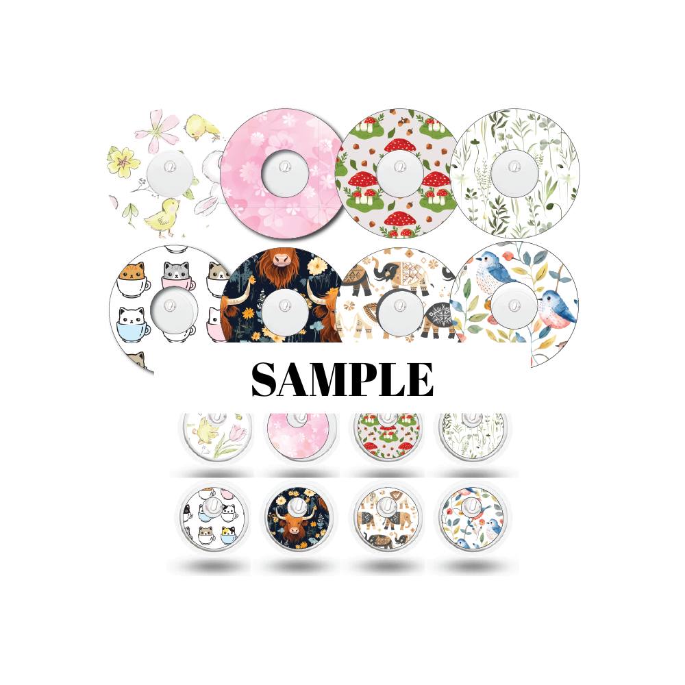 CGM Patch and Sticker Sets Monthly Subscription Free Style Libre 3