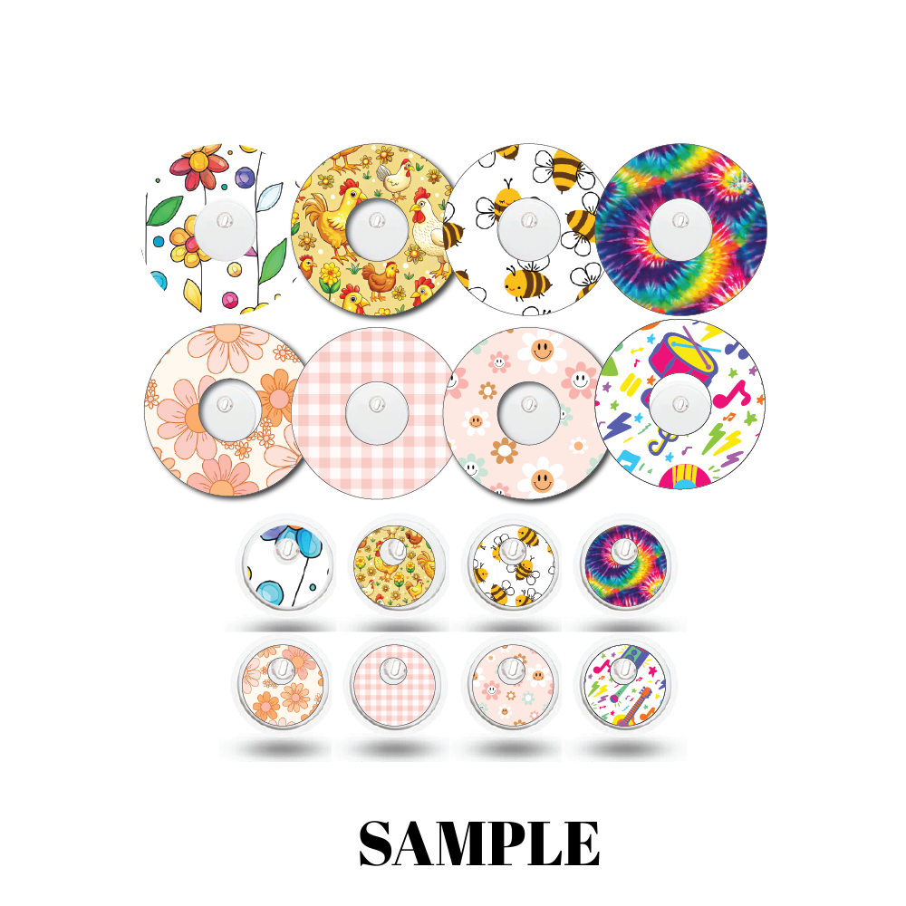 CGM Patch and Sticker Sets Monthly Subscription Free Style Libre 3