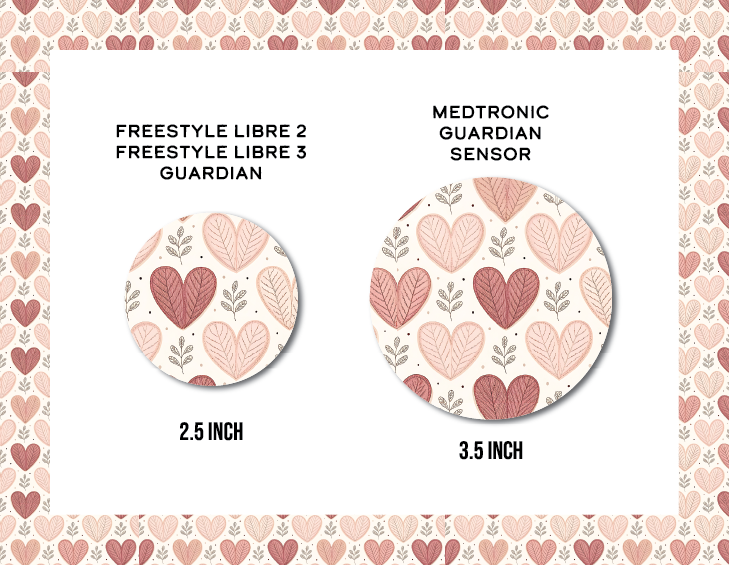 Doodle Love CGM Decorative Over Patch (No Hole