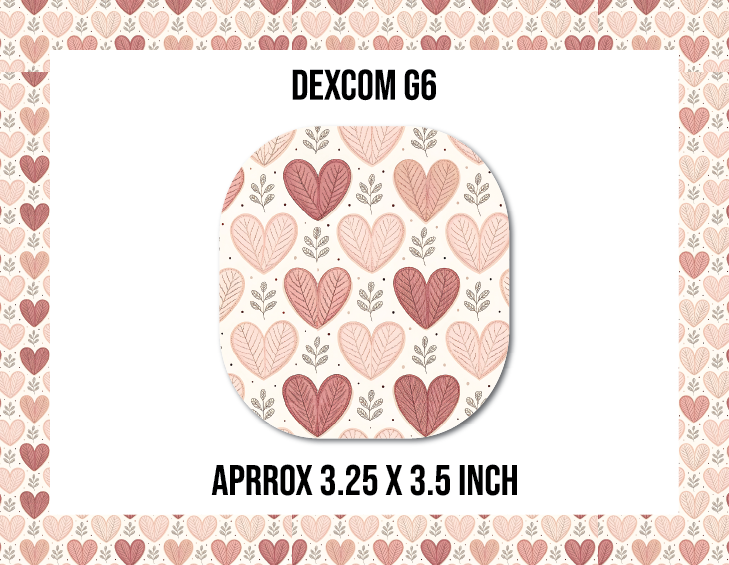 Doodle Love CGM Decorative Over Patch (No Hole