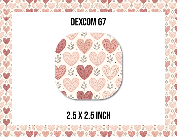 Doodle Love CGM Decorative Over Patch (No Hole