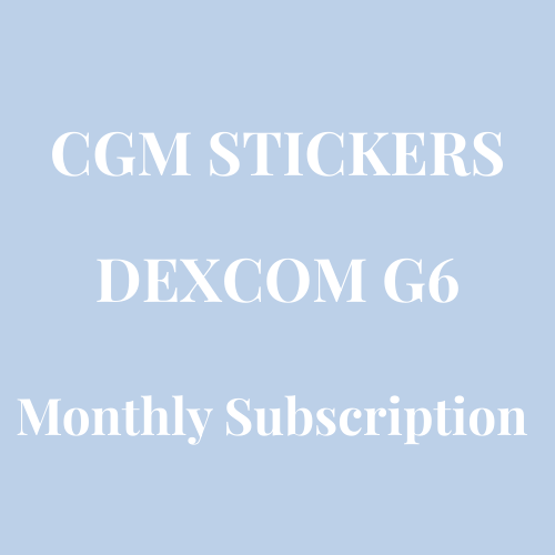 CGM Sticker Monthly Subscription Dexcom G6