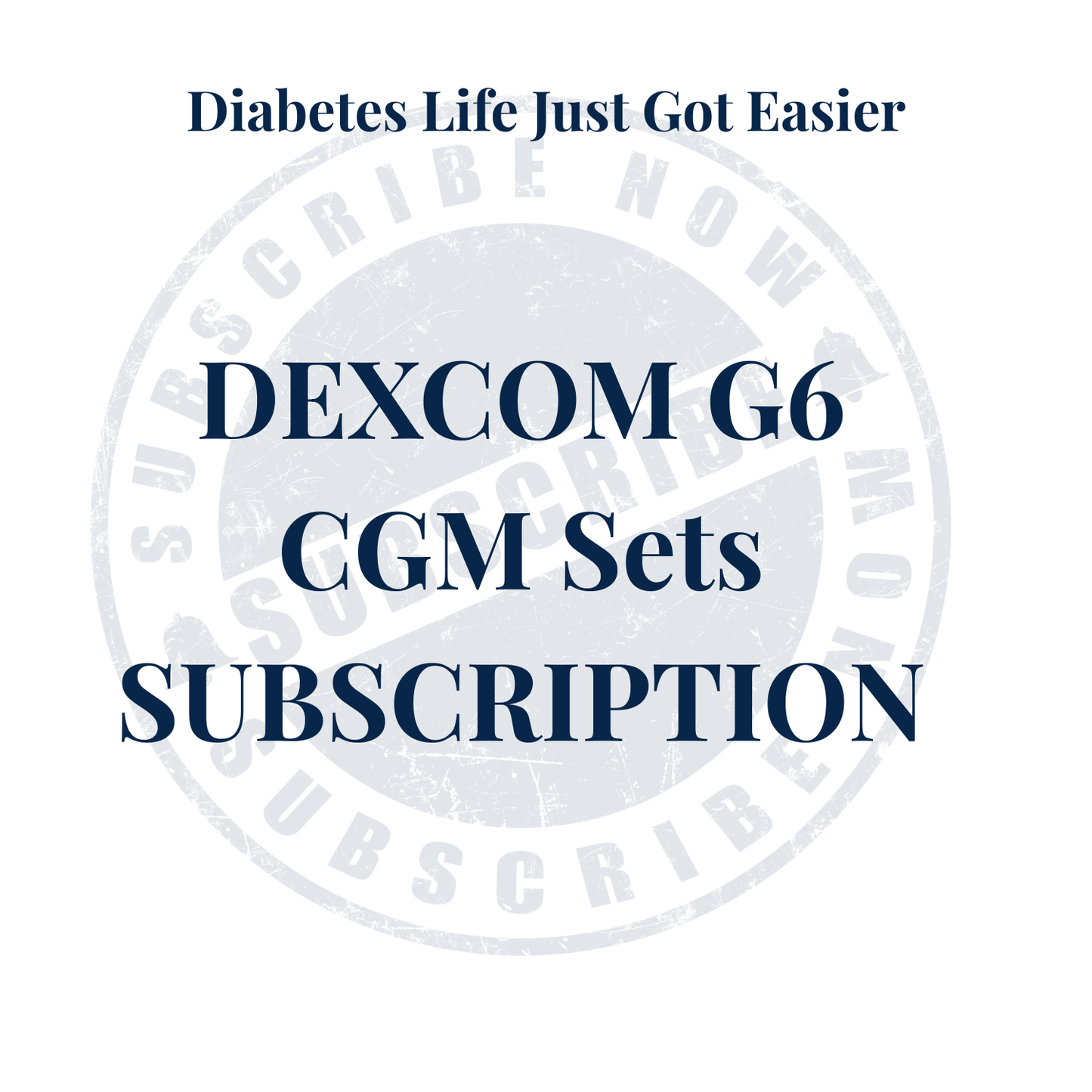 CGM Patch and Sticker Sets Monthly Subscription Dexcom G6