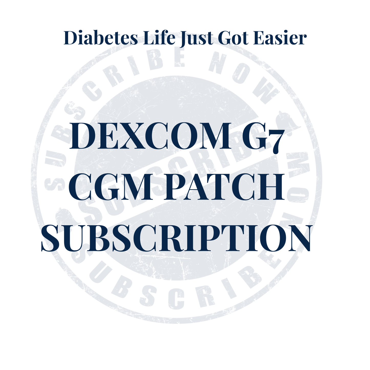 CGM Patch Monthly Subscription Dexcom G7