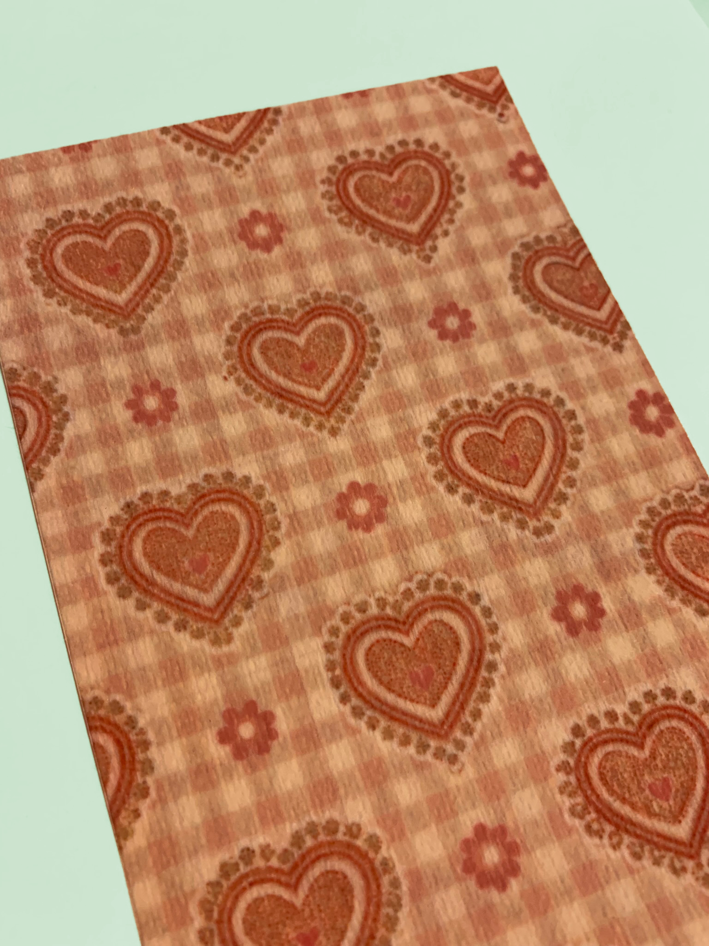 Gingham Hearts Tubie Tape