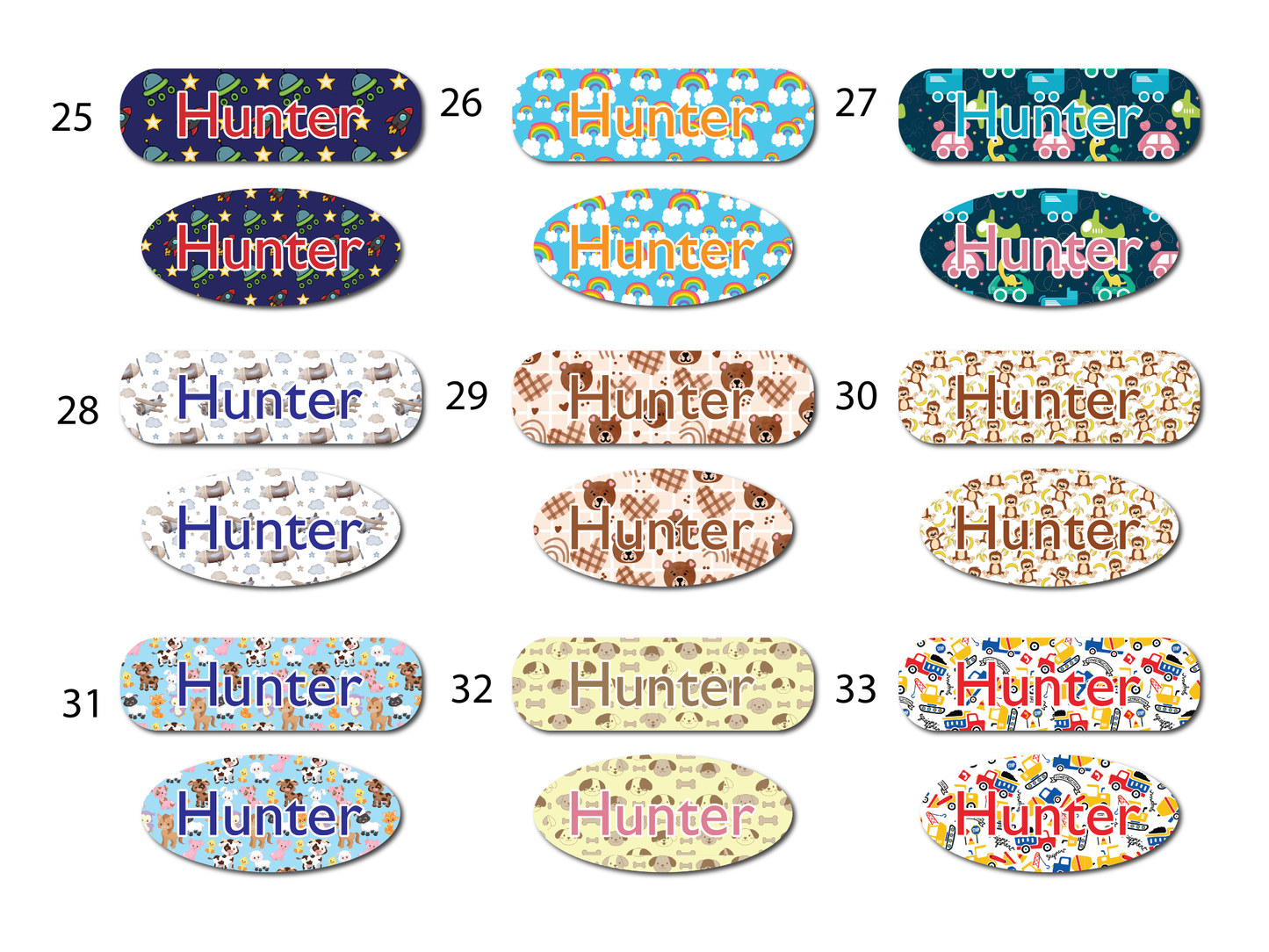 Boy Theme Infinity and Kangaroo Feeding Pump Decals
