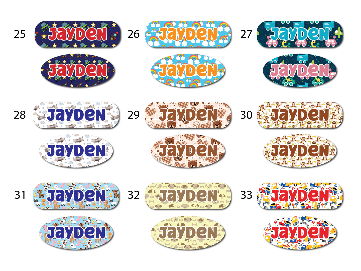 Boy Theme Infinity and Kangaroo Feeding Pump Decals