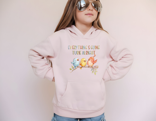 Everything's Going Tubie Alright Classic Kids Pullover Hoodie