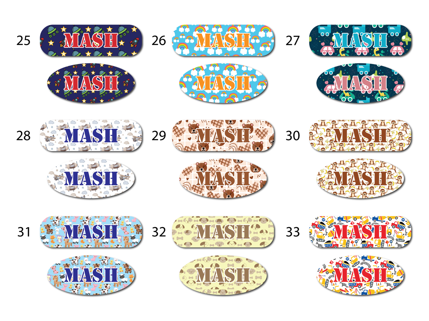 Boy Theme Infinity and Kangaroo Feeding Pump Decals