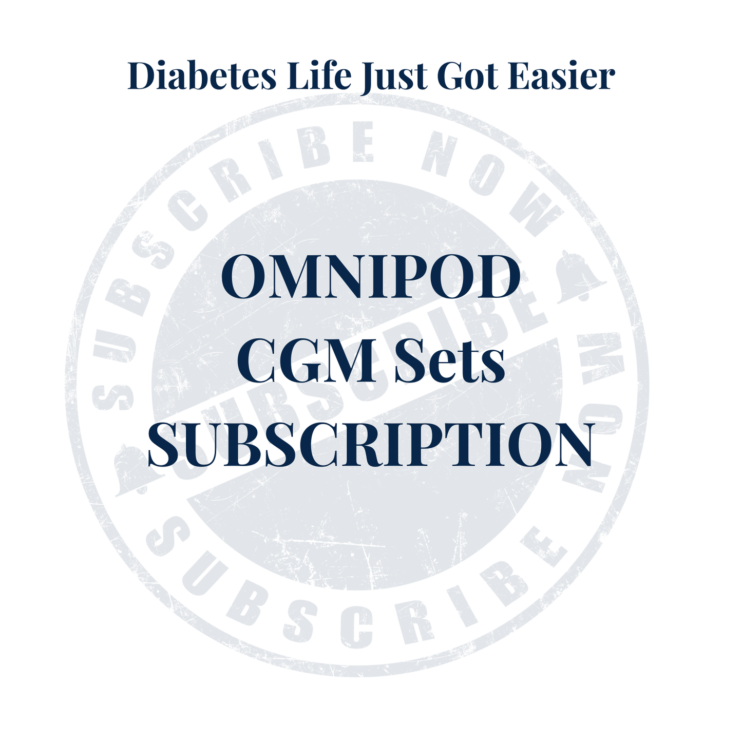 CGM Patch and Sticker Sets Monthly Subscription Omnipod