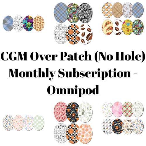 CGM Over Patch (No Hole) Monthly Subscription - Omnipod