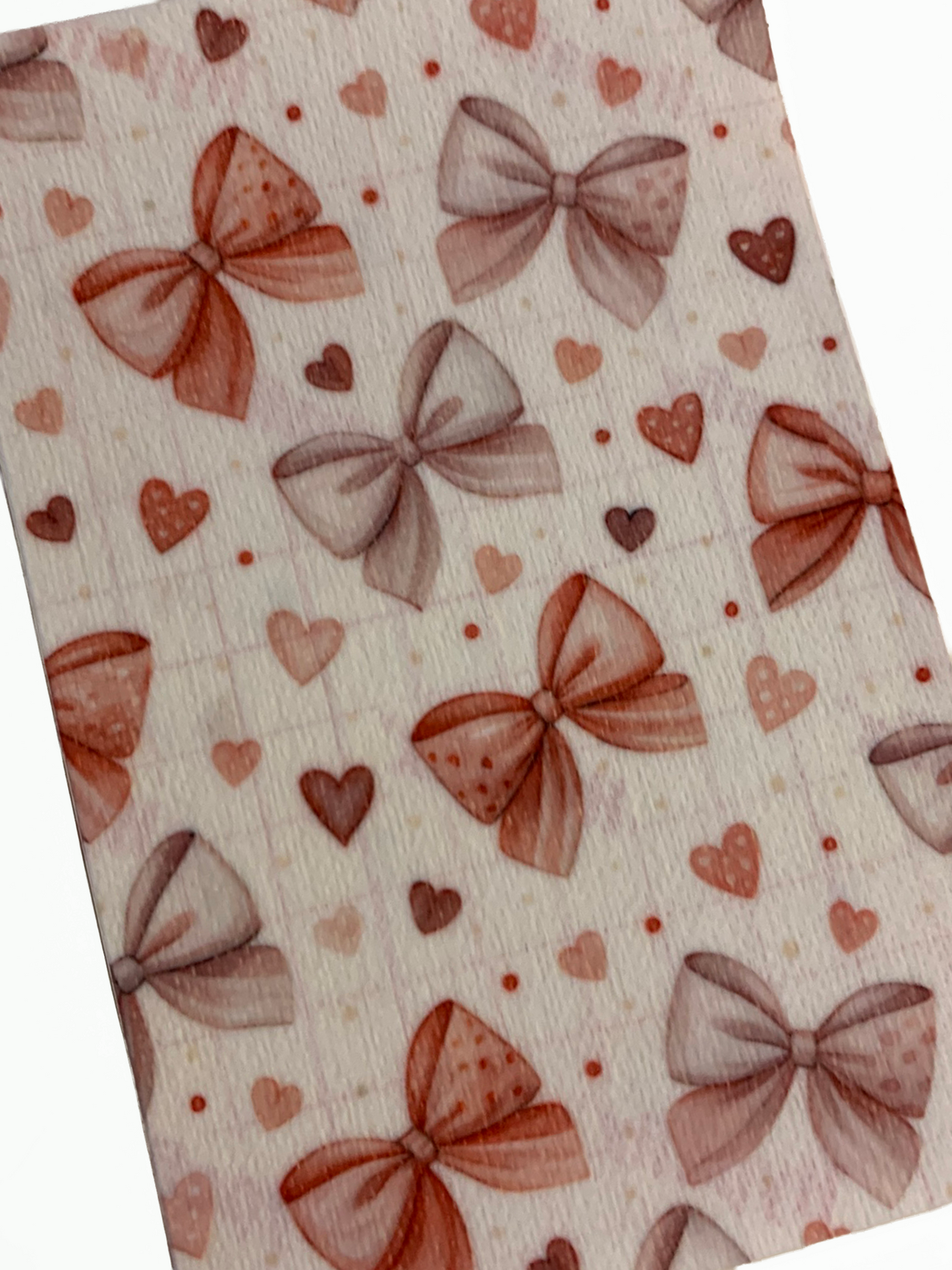 Pink and Red Coquette Bows Tubie Tape