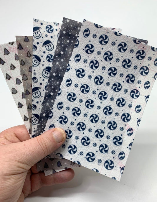 Blue Christmas Collection Tubie Tape