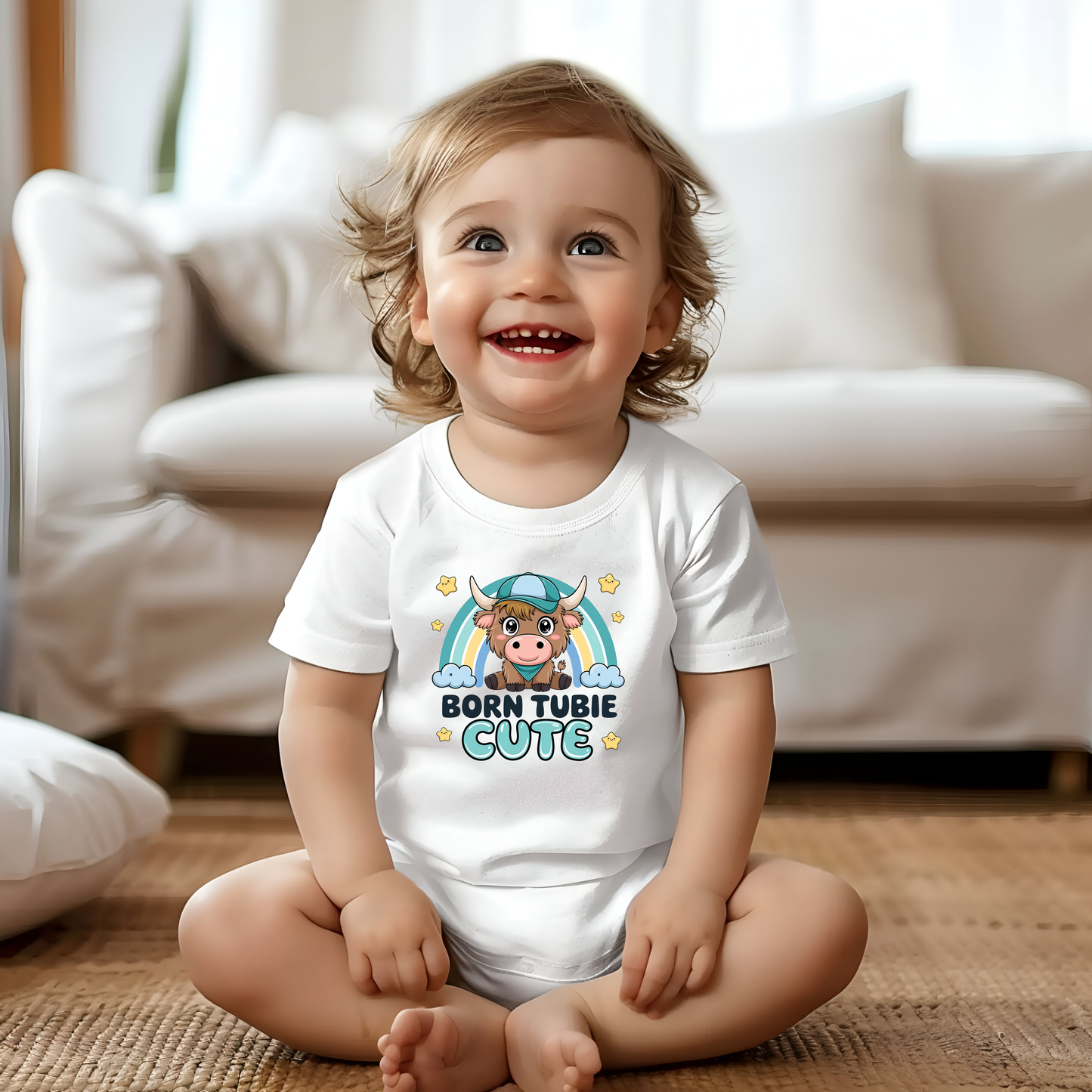 Born Tubie Cute Infant Bodysuit NG Tube, G-Tube, Feeding Tube, Tubie Life, Tubie Baby
