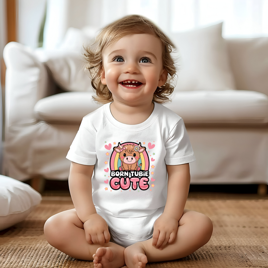 Born Tubie Cute Infant Bodysuit NG Tube, G-Tube, Feeding Tube, Tubie Life, Tubie Baby