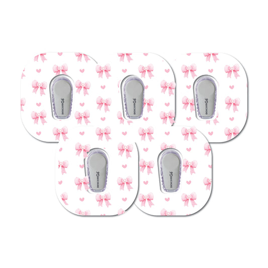 Coquette Bows 5 Pack CGM Patches