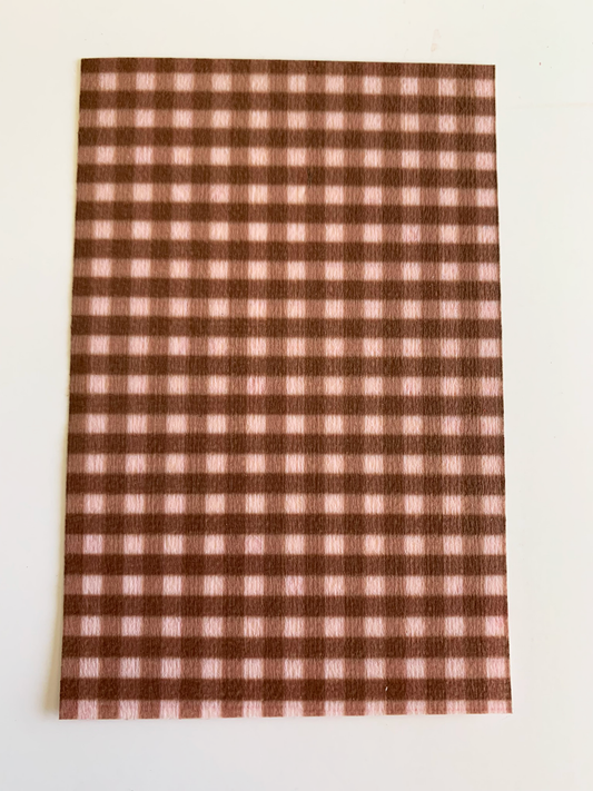 Earthy Gingham Tubie Tape