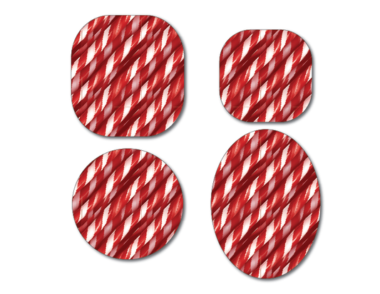 Candy Cane CGM Decorative Over Patch (No Hole)