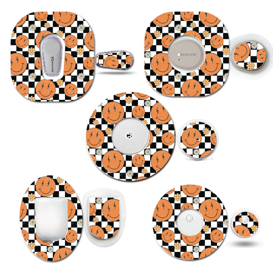 Checkered Smiles Retro CGM Set